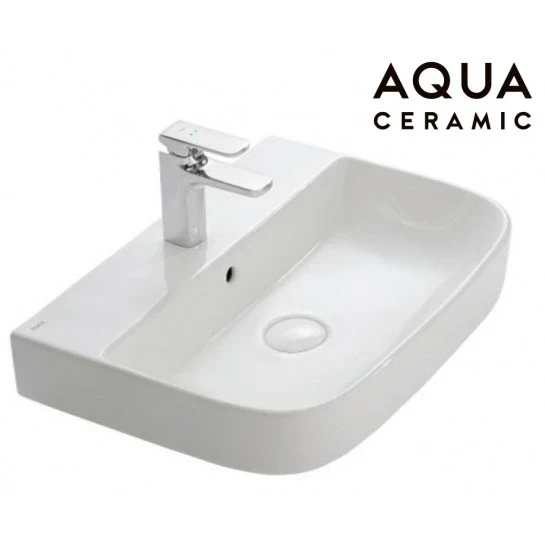 Lavabo chậu rửa mặt INAX AL-632VGC đặt bàn 3 lỗ (AL632V)