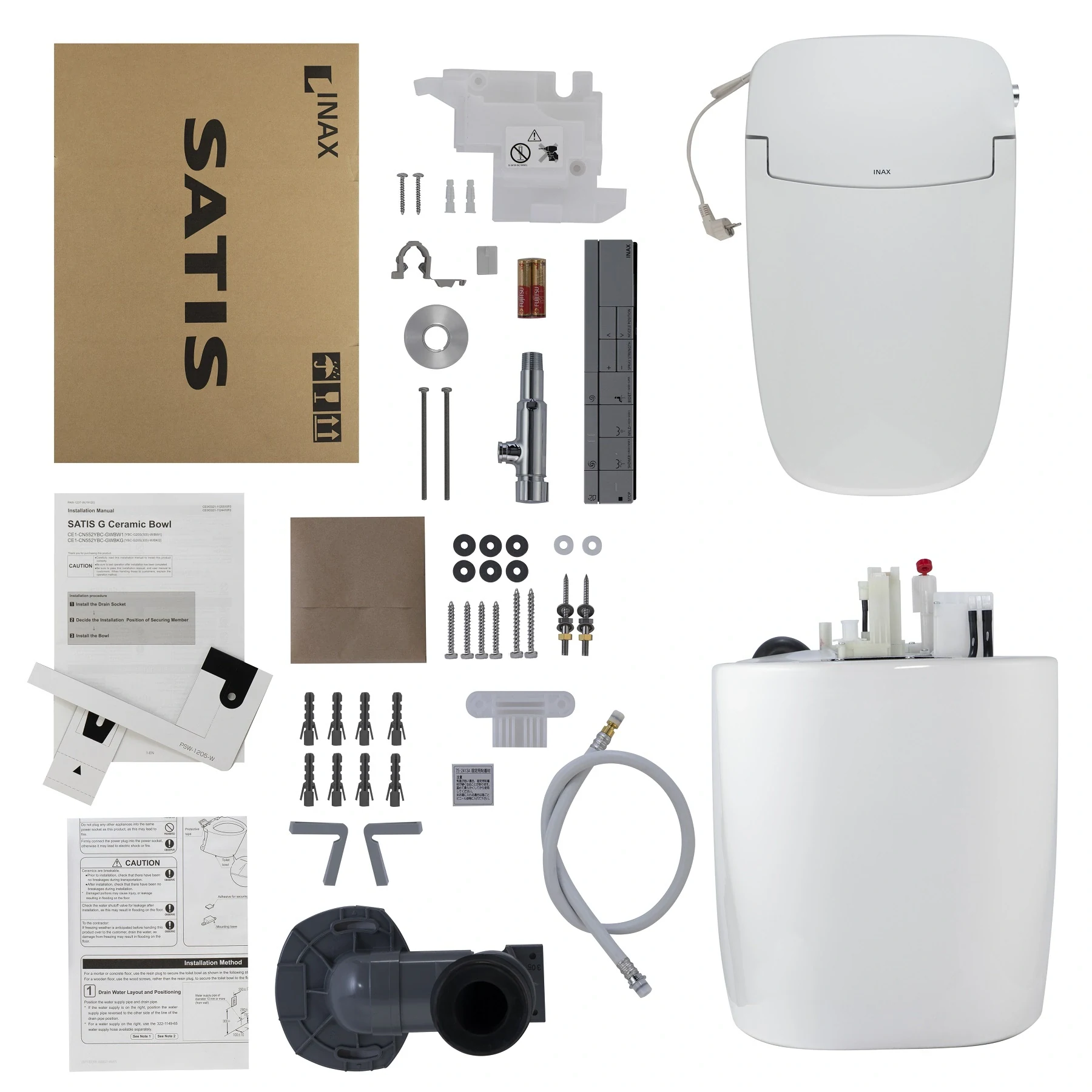 Bồn cầu điện tử thông minh INAX SATIS G AC-G216VN/BW1 (ACG216VN)