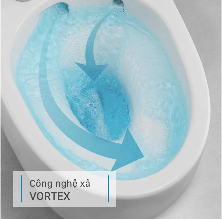 Bồn cầu 2 khối INAX AC-602VN xả nhấn Aqua Ceramic (AC602VN)