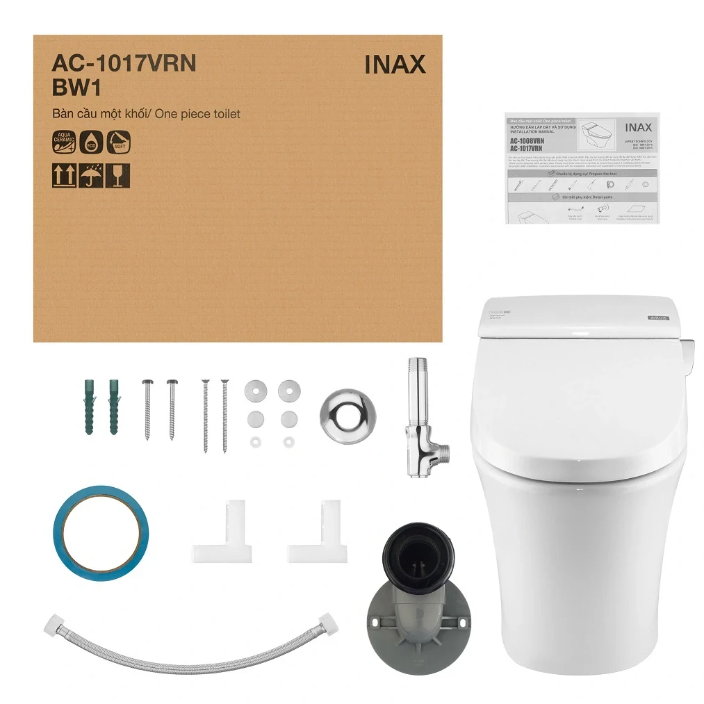 Bồn cầu 1 khối INAX AC-1017VRN Aqua Ceramic (AC1017VRN)