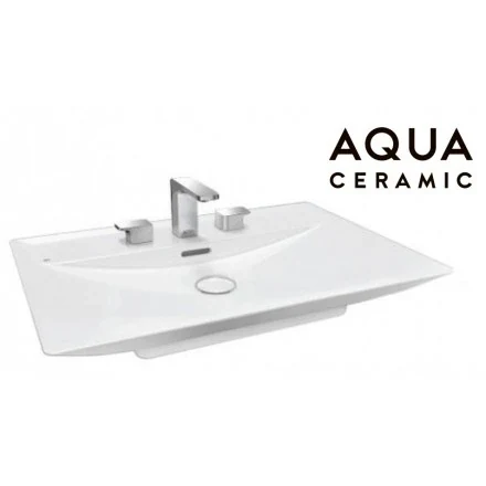 Lavabo chậu rửa mặt INAX CERAFINE AL-S630VFC đặt bàn (ALS630V) men sứ chống bám bẩn Aquaceramic