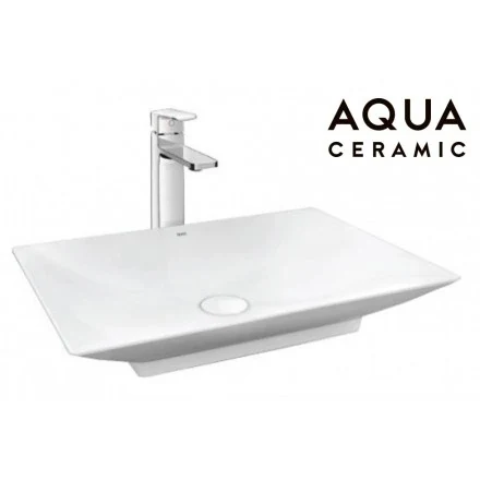 Lavabo chậu rửa mặt INAX CERAFINE AL-S610V đặt bàn men sứ chống bám bẩn Aquaceramic (ALS610V)