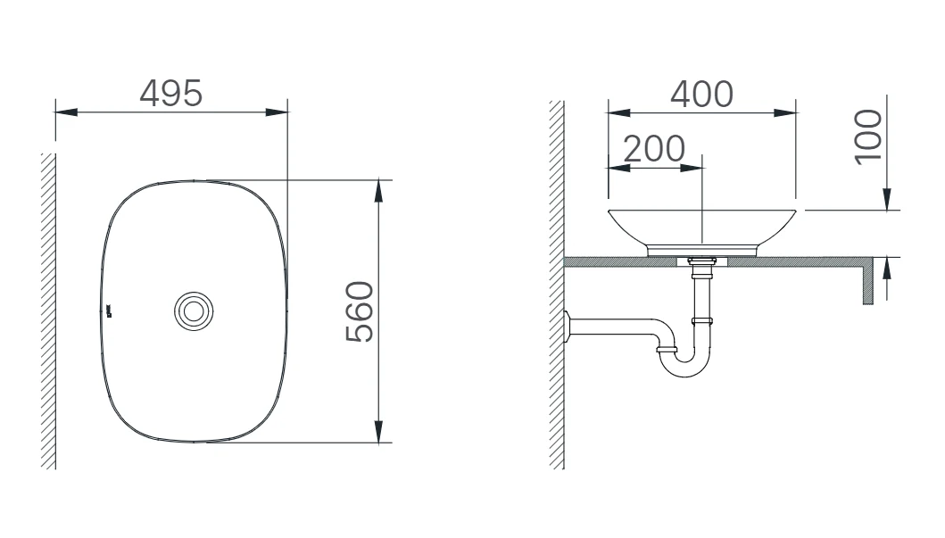 Lavabo chậu rửa mặt INAX CERAFINE AL-S620V đặt bàn men sứ chống bám bẩn Aquaceramic (ALS620V)