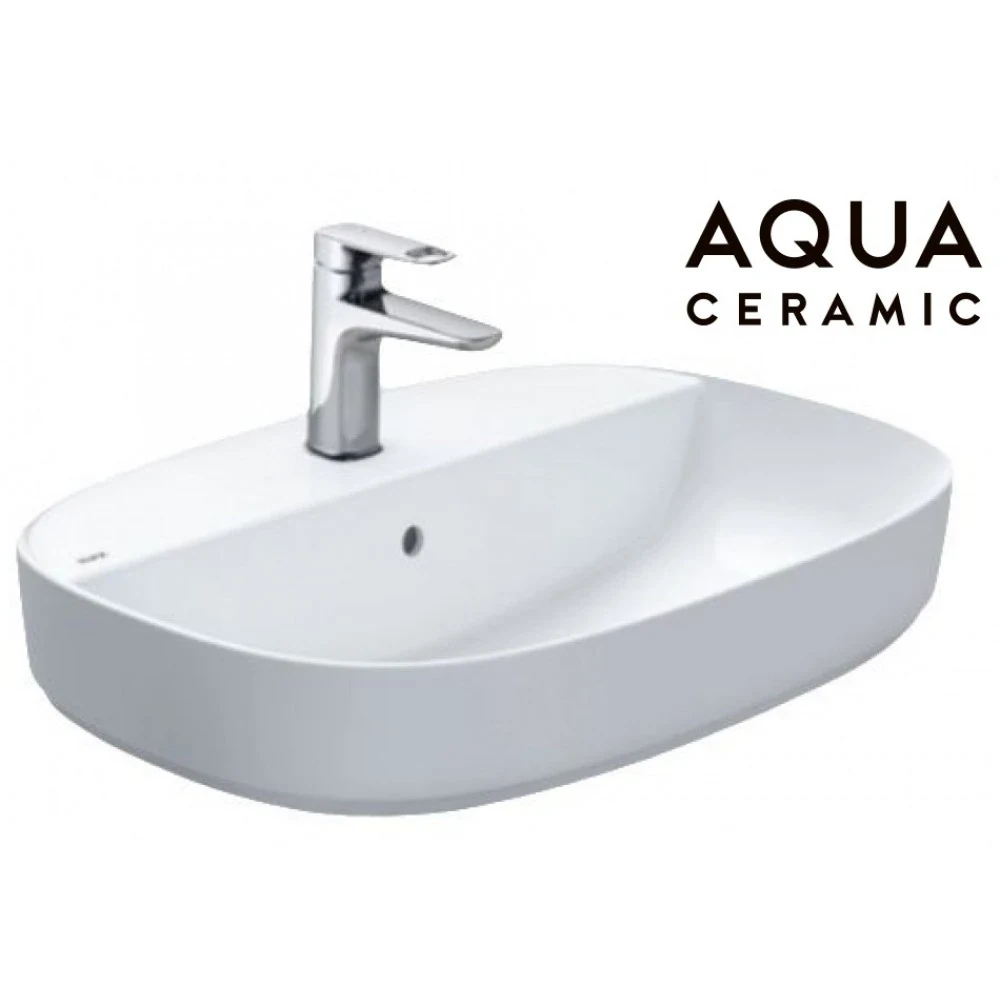 Lavabo chậu rửa mặt INAX AL-652VEC đặt bàn 3 lỗ(AL652VEC)