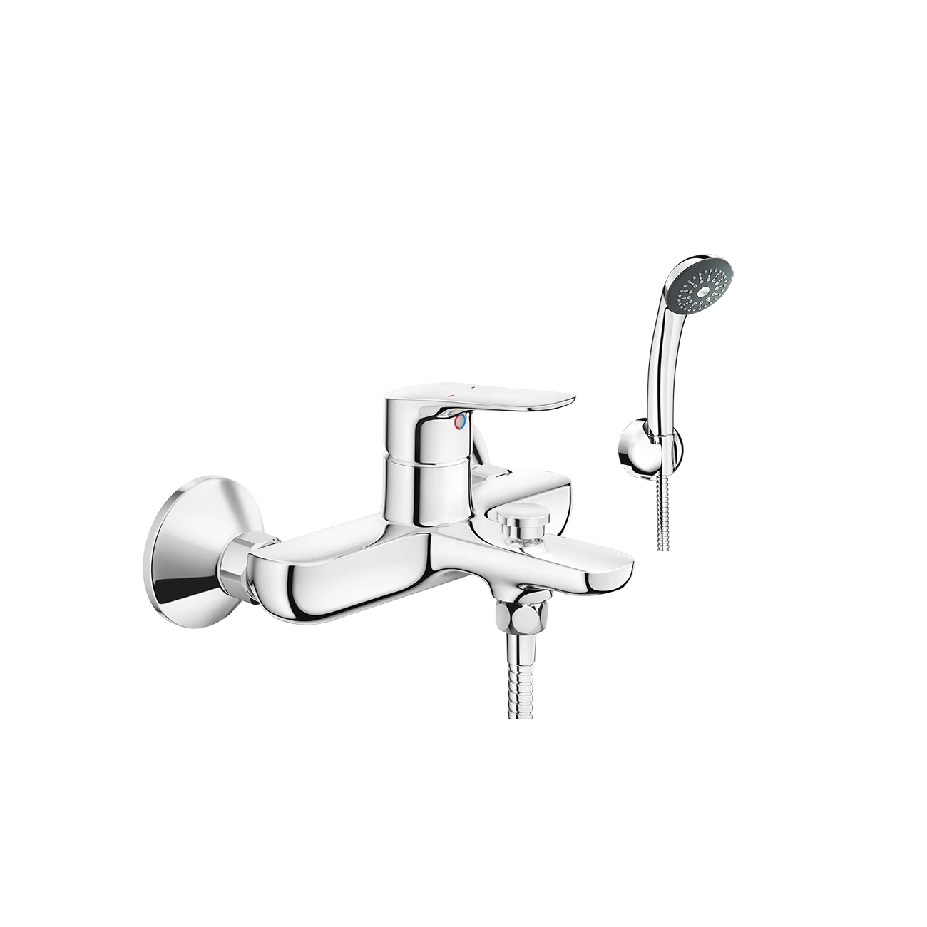 Vòi sen tắm nóng lạnh INAX BFV-1403S-4C tay sen si (BFV1403S-4C)
