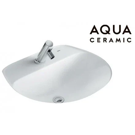 Lavabo chậu rửa mặt INAX AL-2094V âm bàn 3 lỗ (AL-2094V)