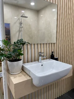 Lavabo chậu rửa mặt INAX L-345VFC bán âm (L345VFC)