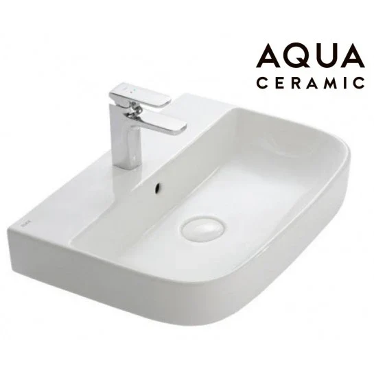 Lavabo chậu rửa mặt INAX AL-632VGC đặt bàn 3 lỗ (AL632V)