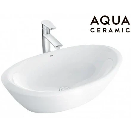 Lavabo chậu rửa mặt INAX AL-465V đặt bàn sứ Aquaceramic chống bám bẩn (AL465V)