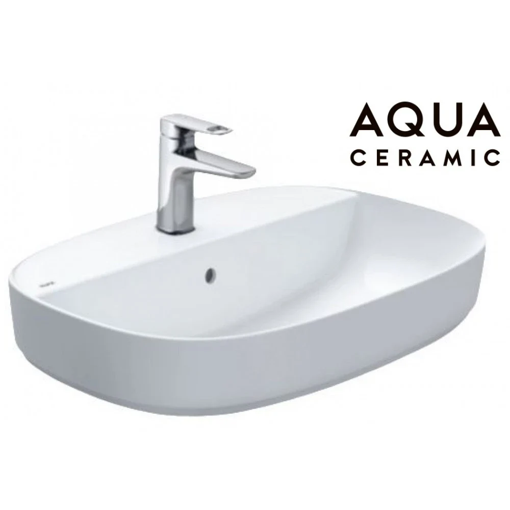 Lavabo chậu rửa mặt INAX AL-652VEC đặt bàn 3 lỗ(AL652VEC)