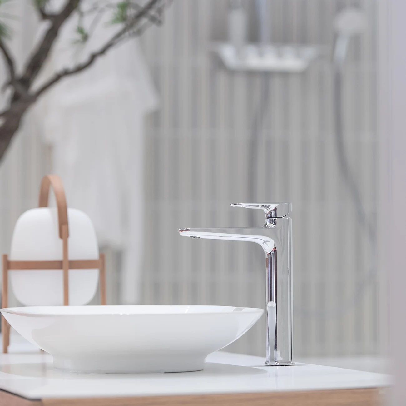 Vòi lavabo chậu rửa mặt INAX LFV-652SH nóng lạnh cổ cao (LFV652SH)