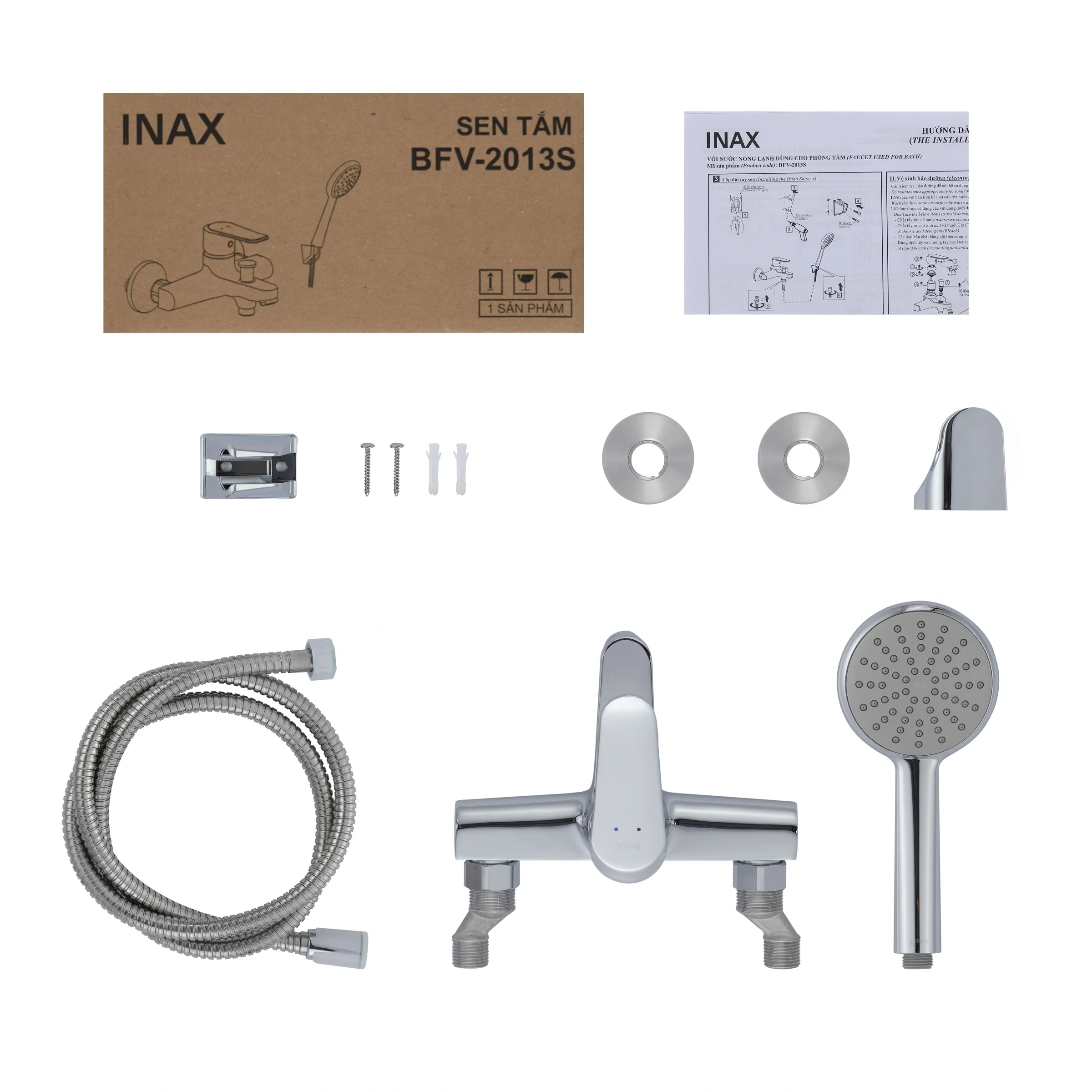 Vòi sen tắm nóng lạnh INAX BFV-2013S (BFV2013S)
