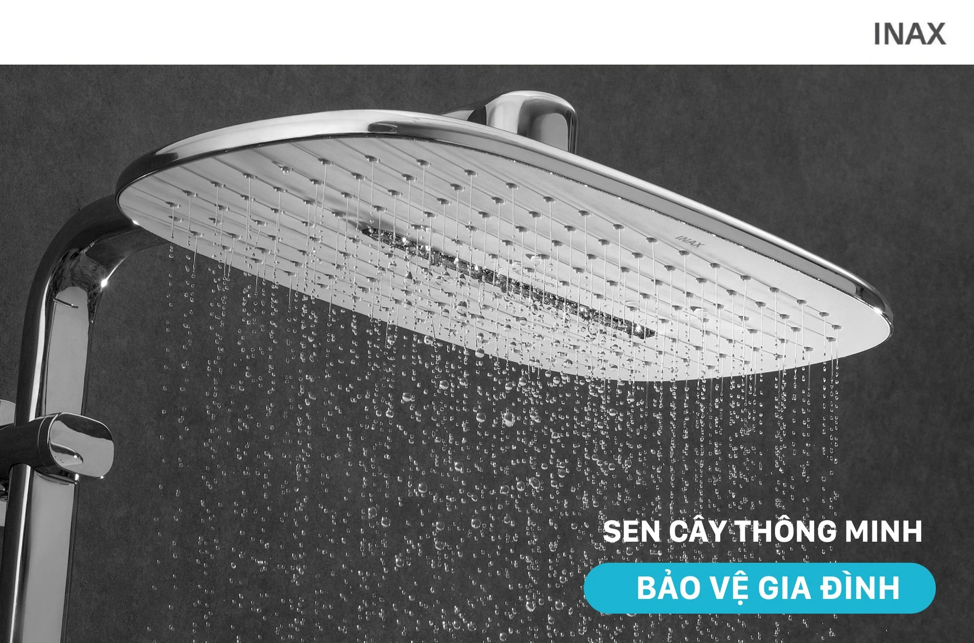 Cây sen tắm đứng nóng lạnh INAX BFV-655T tự động (BFV655S)