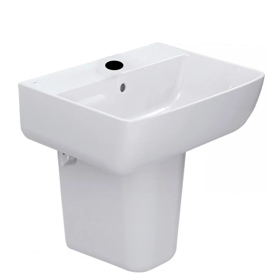 Lavabo chậu rửa mặt INAX L-312V treo tường chân ngắn
