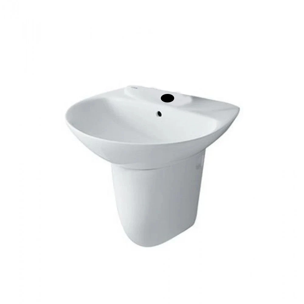 Lavabo chậu rửa mặt INAX L-285V treo tường + chân ngắn (L288V)