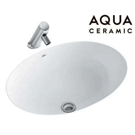 Lavabo chậu rửa mặt INAX AL-2293V âm bàn sứ chống bám bẩn Aquaceramic (AL2293V)
