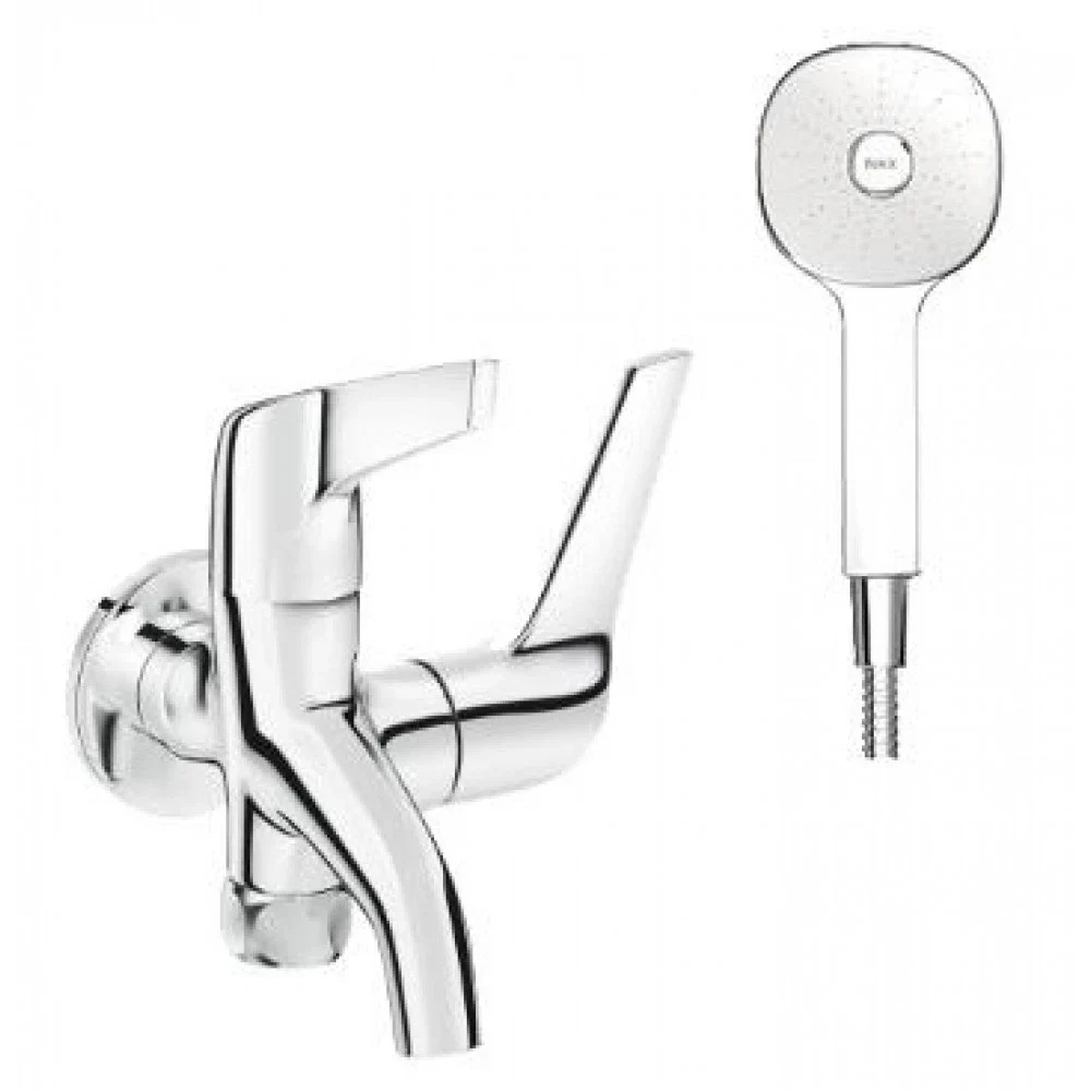 Vòi sen tắm nước lạnh INAX BFV-17-7C tay sen tăng áp nhựa (BFV17-7C)
