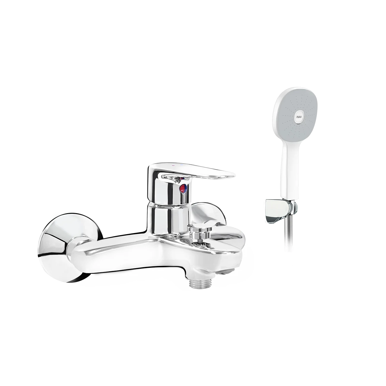 Vòi sen tắm nóng lạnh INAX BFV-1113S-7C tay sen tăng áp nhựa (BFV1113S-7C)