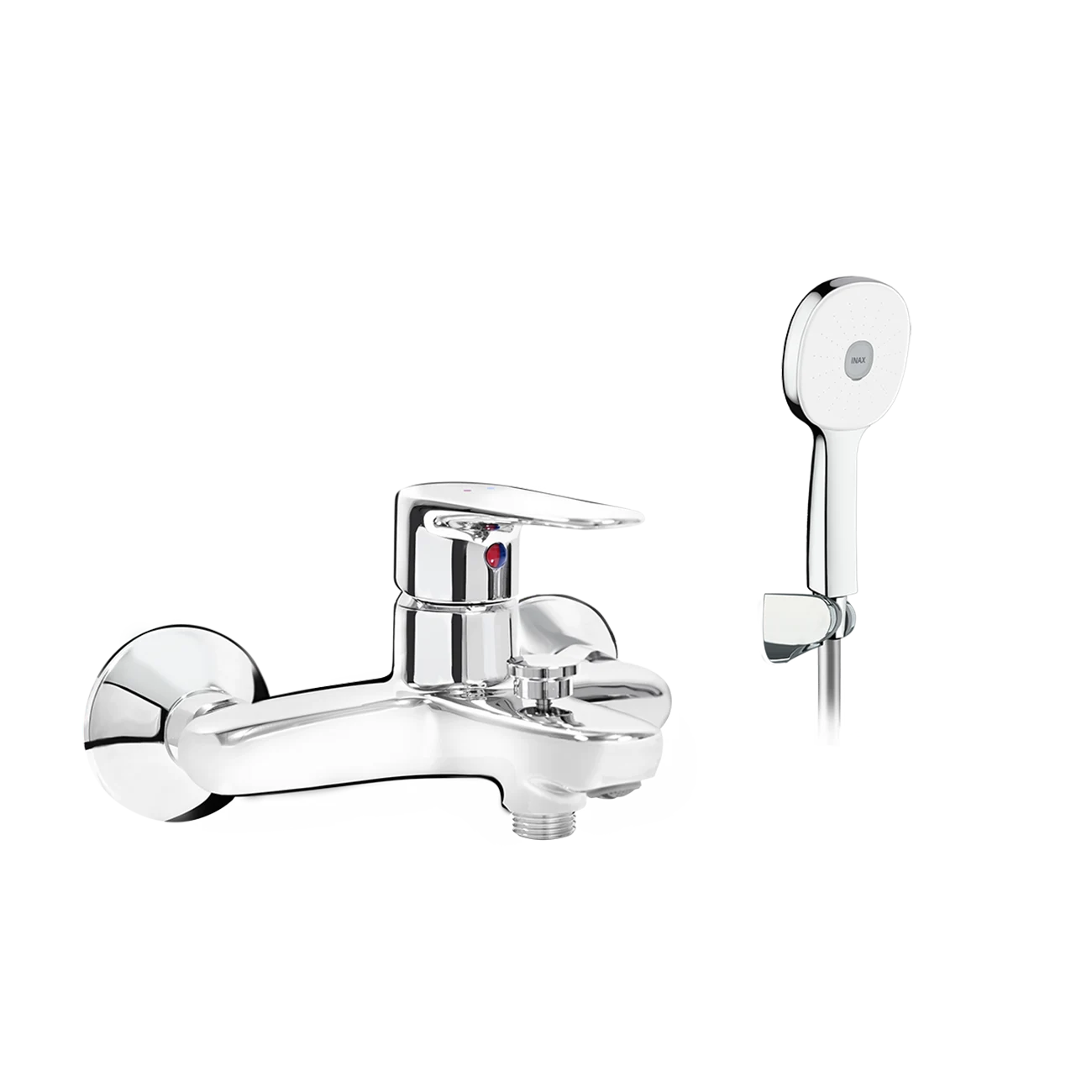 Vòi sen tắm nóng lạnh INAX BFV-1113S-8C tay sen tăng áp si (BFV1113S-8C)