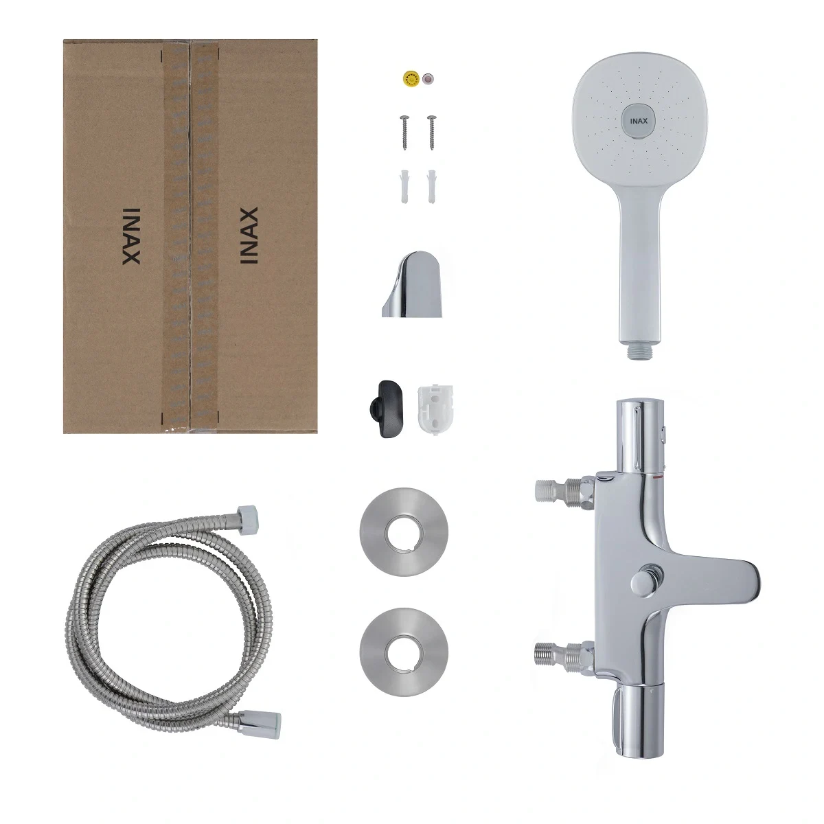 Vòi sen tắm nóng lạnh INAX BFV-3413T-7C tự động tay sen tăng áp nhựa (BFV3413T-7C)