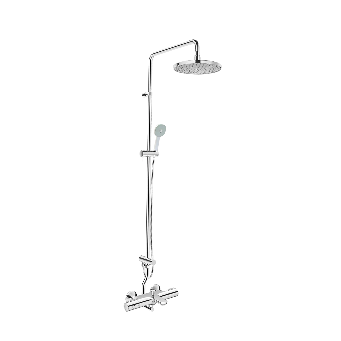 Cây sen tắm đứng nóng lạnh INAX BFV-3415T-7C (BFV3415T-7C) tự động tay sen tăng áp nhựa