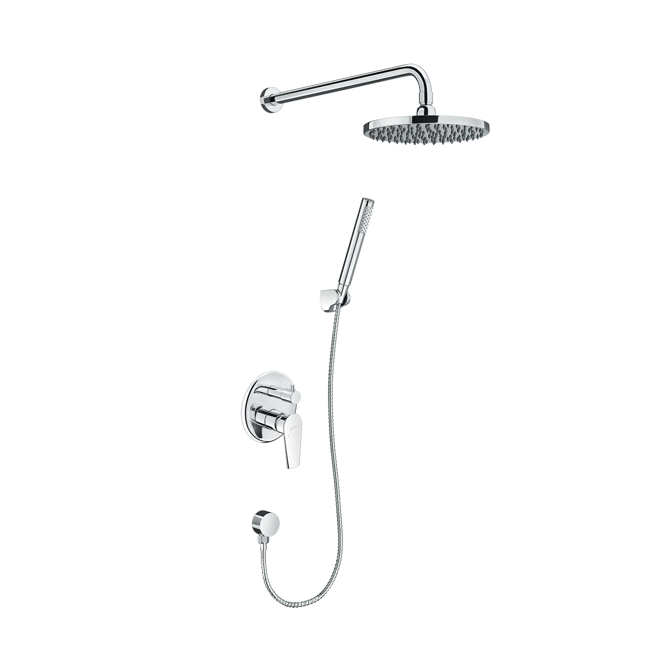 Sen tắm đứng âm tường INAX BFV-71SEW (BFV71SEW) nóng lạnh bát sen gắn tường