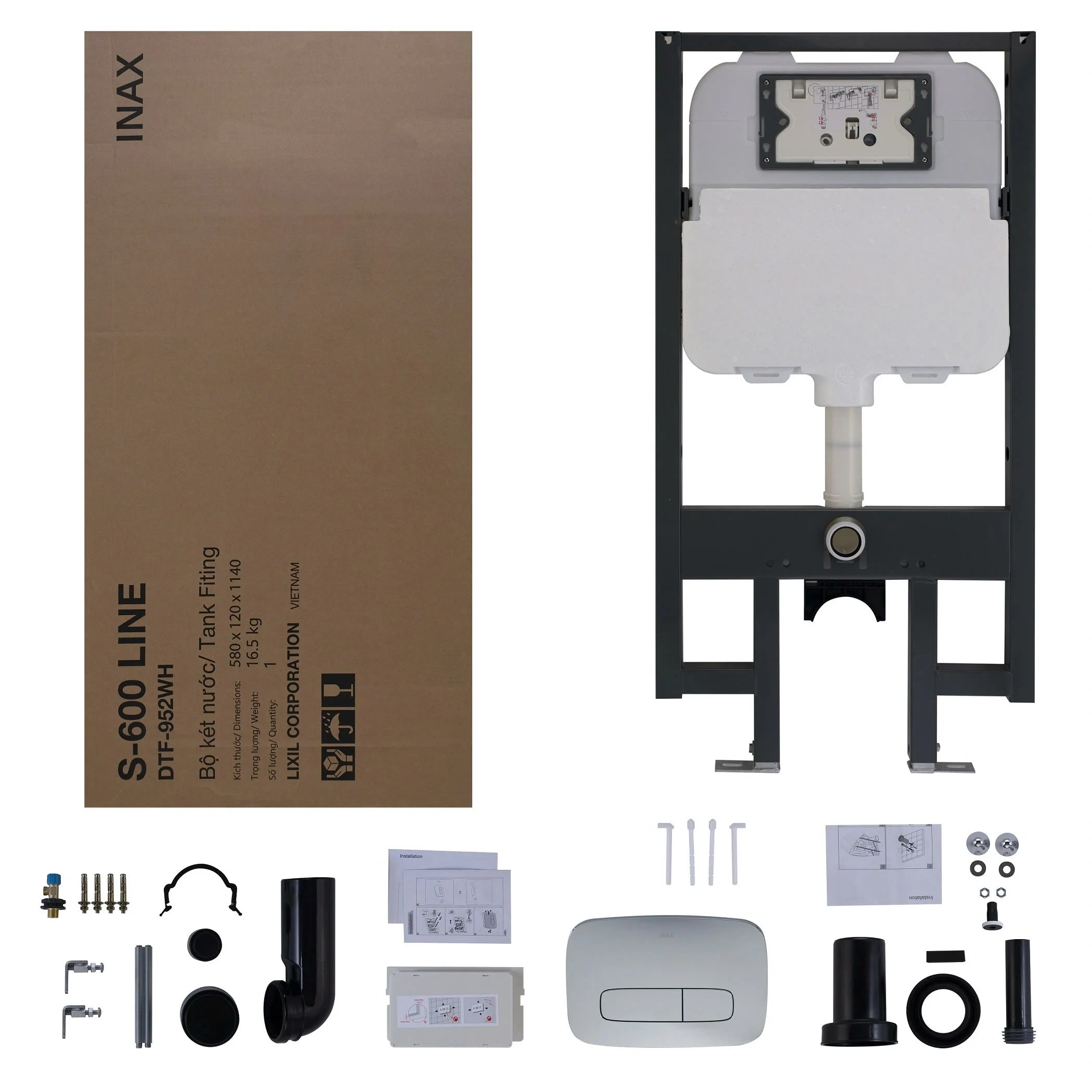 Bồn cầu treo tường INAX AC-952VN nắp rửa CW-H18VN