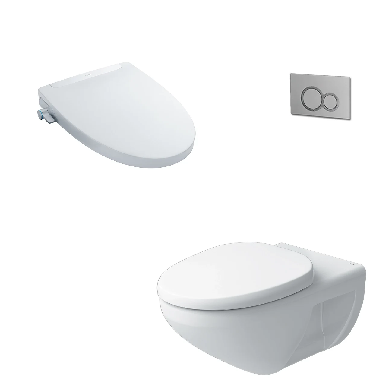 Bồn cầu treo tường INAX AC-23P nắp rửa cơ CW-S32VN