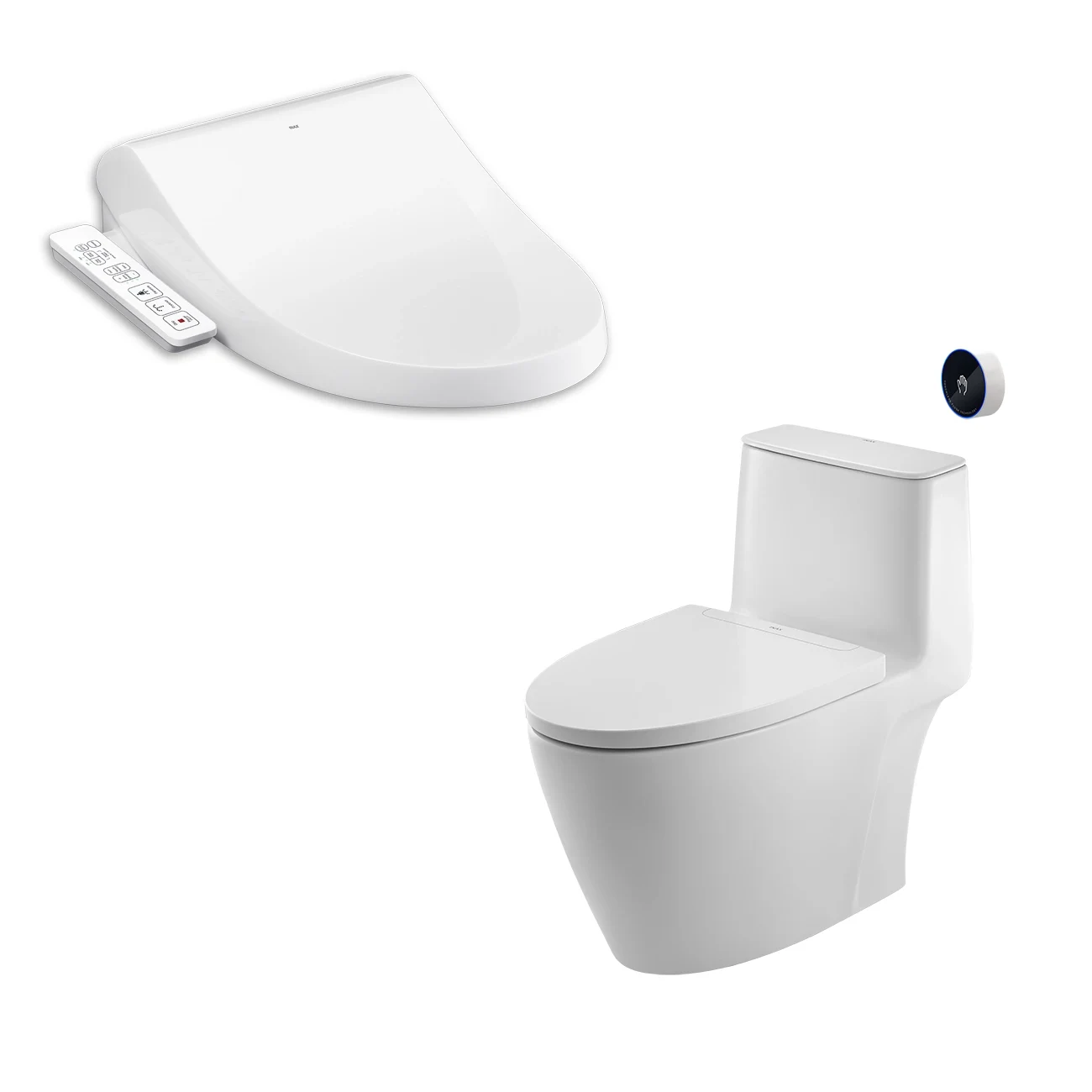 Bồn cầu 1 khối INAX ACT-902 xả cảm ứng nắp rửa CW-H17VN