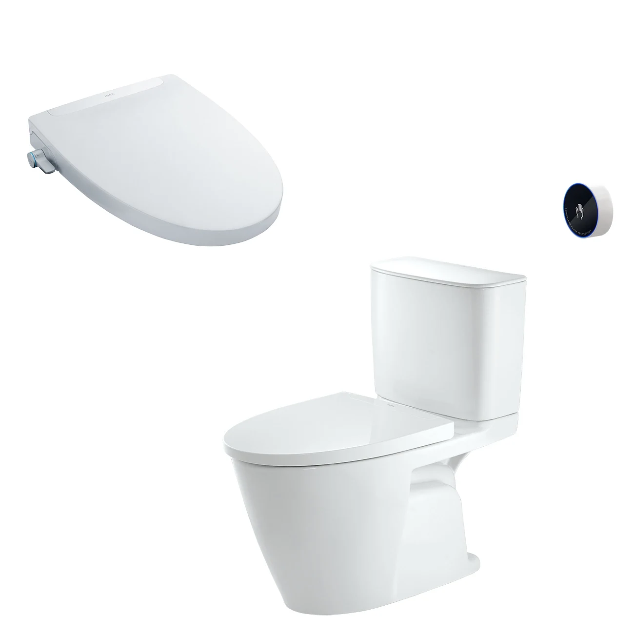Bồn cầu 2 khối INAX ACT-602 xả cảm ứng nắp rửa CW-S32VN