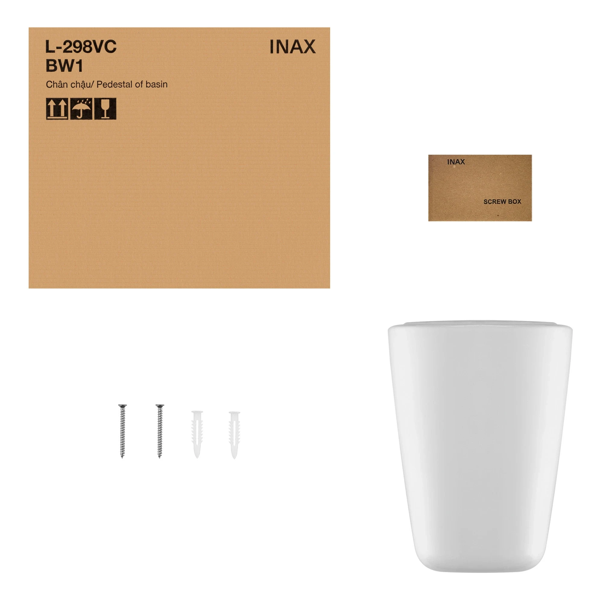 Chân lavabo chậu rửa mặt INAX L-298VC (L298VC)
